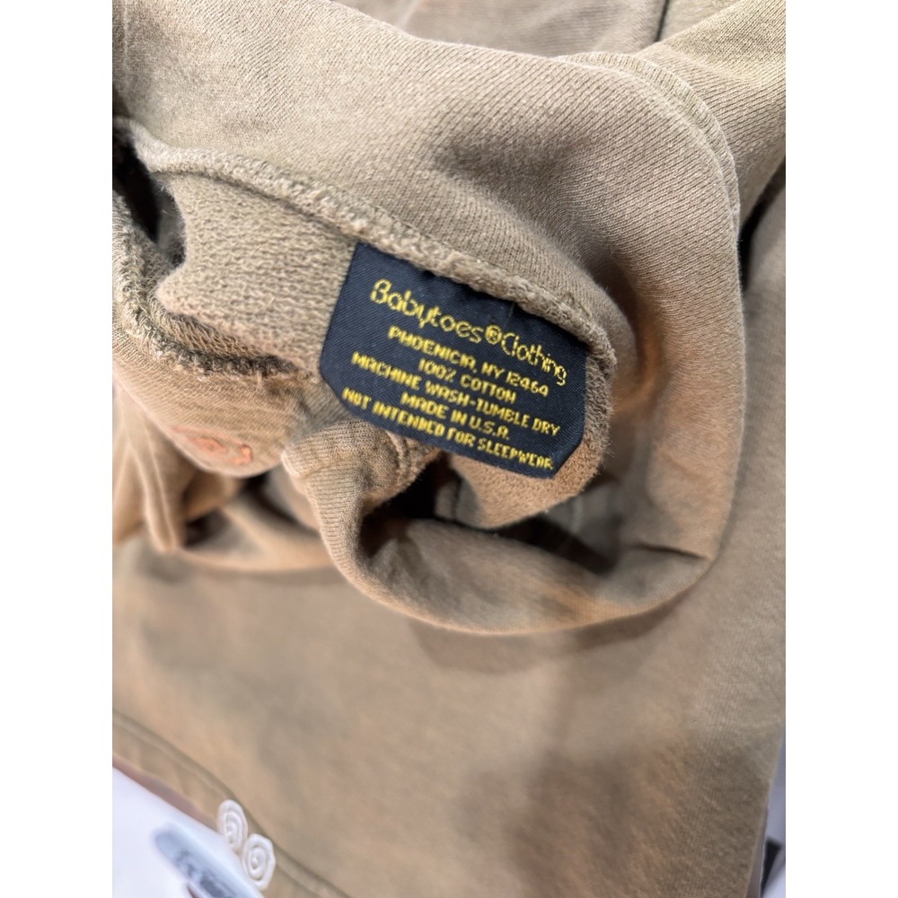 Babytoes Cotton Olive Barn Jacket Sz XL Chore Coat Gorpcore Whimsigoth Lagenlook - Picture 15 of 16